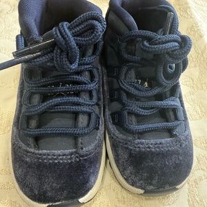 Kids Blue and White Sneakers